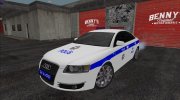 Audi A6 (C6) 3.0 Quattro - Полиция Турции for GTA San Andreas miniature 1