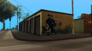 Граффити на стенке para GTA San Andreas miniatura 4