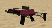 Special Carbine Pink Tint para GTA San Andreas miniatura 1