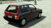 Fiat Uno 1995 v0.3 для GTA 5 миниатюра 3
