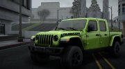 2020 Jeep Gladiator JT Rubicon для GTA San Andreas миниатюра 1