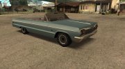 1964 Chevrolet Impala IVF, Tunable, (Low Poly) for GTA San Andreas miniature 5