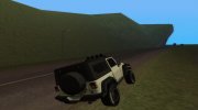 Jeep Wrangler Lowpoly для GTA San Andreas миниатюра 20