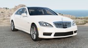 Mercedes-Benz S 65 AMG (W221) 2013 для BeamNG.Drive миниатюра 1