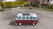 Volkswagen Transporter T1 SAMBAQ CAMPERVAN for GTA San Andreas miniature 2