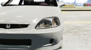 Honda Civic Coupe для GTA 4 миниатюра 13