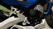Honda CB650F Azul для GTA San Andreas миниатюра 6