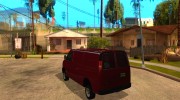 Chevrolet Savana 3500 Cargo Van для GTA San Andreas миниатюра 3