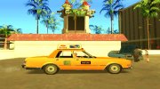 Dodge Diplomat 1987 Taxi для GTA San Andreas миниатюра 6