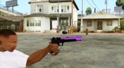 Фиолетовый Desert Eagle para GTA San Andreas miniatura 2