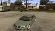 Pontiac G8 GXP для GTA San Andreas миниатюра 1
