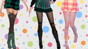 Cute Babydoll Skirts для Sims 4 миниатюра 1