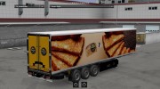 Burgen Bread Trailer для Euro Truck Simulator 2 миниатюра 1