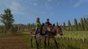 Hard Working Horses (лошади) para Farming Simulator 2017 miniatura 3