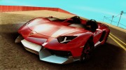 Lamborghini Aventandor J 2010 для GTA San Andreas миниатюра 1