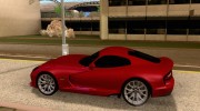 SRT Viper GTS V 2012 для GTA San Andreas миниатюра 2