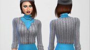 Pullover and Cardigan para Sims 4 miniatura 4