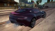 Aston Martin One-77 Red and Black для GTA San Andreas миниатюра 5