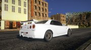 Nissan Skyline R34 GT-R V.Spec for GTA San Andreas miniature 7