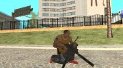 9A-91 (Kobra with Suppressor Version) для GTA San Andreas миниатюра 2