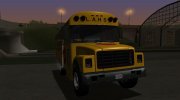 GTA V Vapid School Bus Los Angeles v1.0 for GTA San Andreas miniature 3