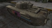 Качественные зоны пробития для Churchill VII para World Of Tanks miniatura 3