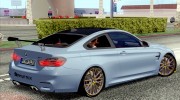 BMW M4 F82 2014 para GTA San Andreas miniatura 2