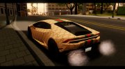 Lamborghini Huracan 2014 Gucci style для GTA San Andreas миниатюра 6