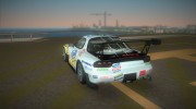 Mazda RX-7 FD3S RE Amemiya (Racing Car Arial) для GTA Vice City миниатюра 4
