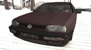 Volkswagen Golf Mk3 Stock для GTA San Andreas миниатюра 5