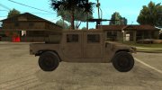 Hummer с пулемётом for GTA San Andreas miniature 4