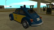 Volkswagen Beetle 1994 Polícia Rodoviária Federal для GTA San Andreas миниатюра 4