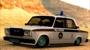 ВАЗ 2107 МВД для GTA San Andreas миниатюра 1