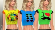 Fluo sport set for Sims 4 miniature 3