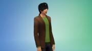 Прическа Raon Jena para Sims 4 miniatura 3