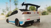 Mitsubishi Lancer EvoStreet PRO para GTA San Andreas miniatura 5