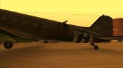 Douglas C-47 Skytrain для GTA San Andreas миниатюра 5