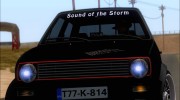 Volkswagen Golf MKII Storm (Tuning Billy Agic) for GTA San Andreas miniature 11