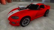 Dodge Viper GTS Drag for GTA San Andreas miniature 1