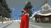 Красная шапка Санты Клауса for GTA San Andreas miniature 4
