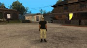 HD Скин GTA ONLINE в маске черепа для GTA San Andreas миниатюра 3