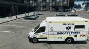 SAMU Paris (Ambulance) para GTA 4 miniatura 2