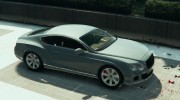 Bentley Continental GT 2012 для GTA 5 миниатюра 4