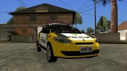 Renault Fluence Police (PMPR) para GTA San Andreas miniatura 2