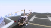 Robinson R44 Raven II NC 1.0 Белый для GTA San Andreas миниатюра 1