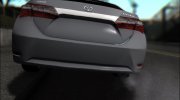 Toyota Corolla 2016 for GTA San Andreas miniature 2