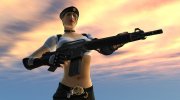 Sonya Blade from Mortal Kombat vs DC для GTA San Andreas миниатюра 6