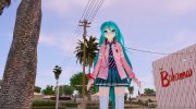 Hatsune Miku - Ribbon Girl for GTA San Andreas miniature 5