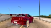 Nissan Skyline R34 FastFurios for GTA San Andreas miniature 4