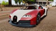 Bugatti Veyron 16.4 Body Kit Final Stock для GTA 4 миниатюра 1